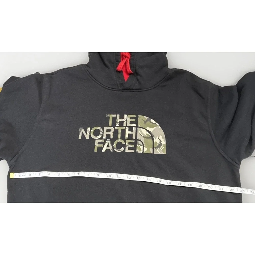 Mens The North Face Hooded‎ Sweatshirt Camo Graphic Logo Sz Med